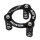 Trask Kupplungs Feder Power Plate Kit schwarz eloxiert für Harley M8 17-25