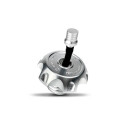 HeinzBikes Performance Tankdeckel Silber für Harley...