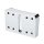 HeinzBikes Kennzeichenhalter Adapter Montage Block chrom für Harley Softail 18-24