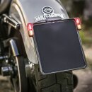 HeinzBikes All-In Kennzeichenhalter chrom mit Rücklicht DE 180X200mm