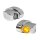 HeinzBikes Nano Winglets Blinker Set chrom für Harley Modelle ab 93