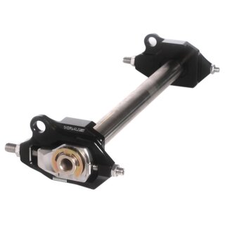 Kraus Vector One Flushline Achse & Achsversteller Schwarz für Harley Touring 14-25