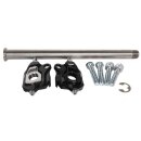 Kraus Vector One Flushline Achse & Achsversteller Schwarz für Harley Touring 14-25