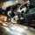 Kraus Vector One Flushline Achse & Achsversteller Schwarz für Harley Touring 14-25