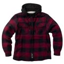 WCC Hell Bent Flannel jacket red/black L