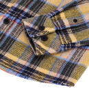 13 1/2 Steel Biker Flanellhemd, gelb XXL