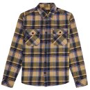 13 1/2 Steel Biker Flanellhemd, gelb XL