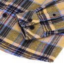 13 1/2 Steel Biker Flanellhemd, gelb L