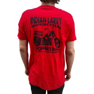 Indian Larry Street Racer t-shirt red