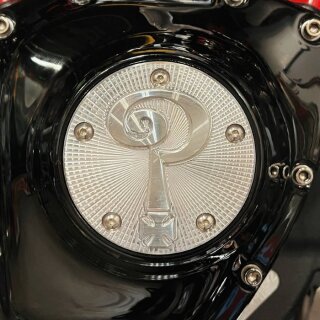 Indian Larry, Question Mark 5-hole point cover. Polished