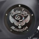 Indian Larry Logo Derby Cover schwarz matt für...