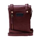 Trip Machine Oberschenkeltasche Leder kirschrot