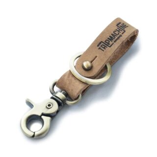 Trip Machine Key Fob Raw antique gold