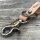 Trip Machine Key Fob Raw antique gold
