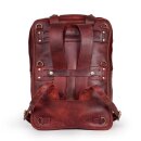Trip Machine Eastwood Rucksack Leder Kirschrot