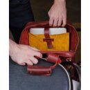 Trip Machine Eastwood Rucksack Leder Kirschrot