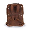 Trip Machine Eastwood Rucksack Leder Tabak braun