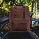 Trip Machine Eastwood Rucksack Leder Tabak braun