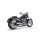 Zard Overlapped Auspuff Dämpfer für Harley Softail Breakout Fatboy 18-24