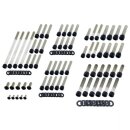 Screws4bikes Edelstahl Motorschrauben Kit schwarz Matt...