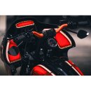 Rick´s Clubstyle Pullback Riser S 8,5" runder Tacho unten für Harley FXLR 20-25