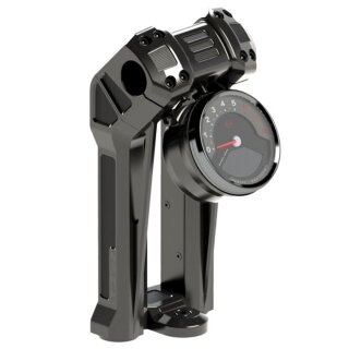 Rick´s Clubstyle Pullback Riser S 7" runder Tacho unten für Harley FXLR 20-25