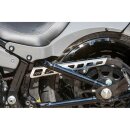 Rick`s Motorcycles belt guard square holes. Polished