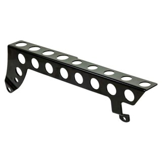 Rick`s Motorcycles belt cover Round holes. Gloss black