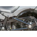 Rick`s Motorcycles belt guard no-cut out. Gloss black