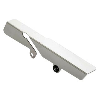 Rick`s Motorcycles belt guard no-cut out. Polished