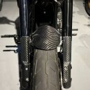Tommy & Sons, carbon fiber 3-piece front fender. Woven