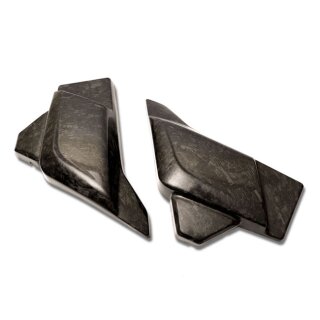 Tommy & Sons, Flow style carbon side cover set. Forged