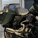 Tommy & Sons FXR Style gewebte Carbon Seitendeckel für Harley Touring 14-25