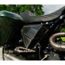 Tommy & Sons FXR Style gewebte Carbon Seitendeckel für Harley Touring 14-25