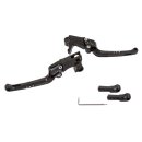 Rick`s Motorcycles Good Guys brake & clutch lever set Black