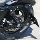 Rick`s Motorcycles side mount license plate kit. Black