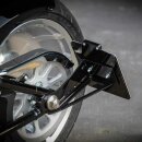Rick`s Motorcycles side mount License plate bracket. Black