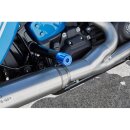 Ricks Motorcycles Clubstyle crashbar end caps. Raw silver