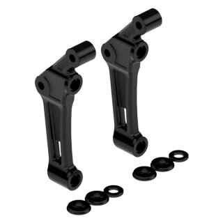 Ricks Motorcycles Clubstyle Bremssattel Adapter schwarz für Harley Softail 18-25