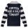 13 1/2 Outlaw half-zip Sweater navy/offwhite 3XL