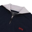 13 1/2 Outlaw half-zip Sweater navy/offwhite M