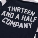 13 1/2 Outlaw half-zip Sweater navy/offwhite S