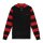 13 1/2 Outlaw half-zip Sweater black/red L