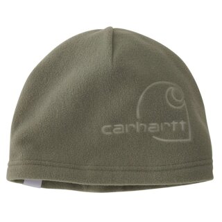 Carhartt Fleece Mütze mit Prägung Dusty Olive