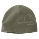 Carhartt Fleece Mütze mit Prägung Dusty Olive