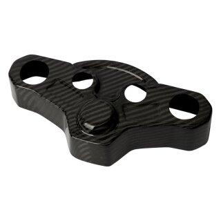 Tommy & Sons gewebte Carbon Gabelbrücken Cover für Harley Touring 14-23