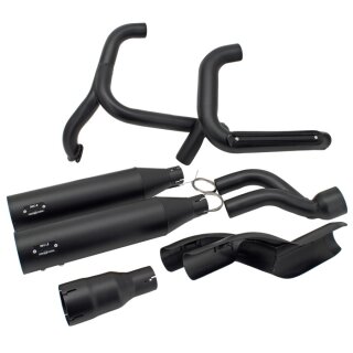 MCJ 2-in-2 Auspuffanlage für RH975 & RH975S Nightster ab 2025, schwarz
