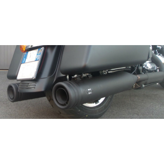 MCJ 100 Striped End Cap FLH/T25-Up Black