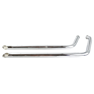 40" Shotgun Drag Pipes Chrome FXST86-99