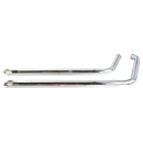 40" Shotgun Drag Pipes Chrome FXST86-99